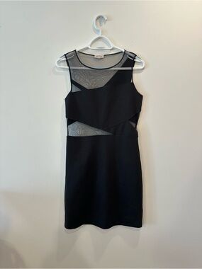 Black Mesh Panel Sheath Dress - Urban Outfitters, Large Like New